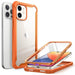 For Iphone 12 Case Pro Rugged Clear Cover w Built-in Screen
