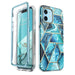 For Iphone 12 Pro Full-body Glitter Marble Case