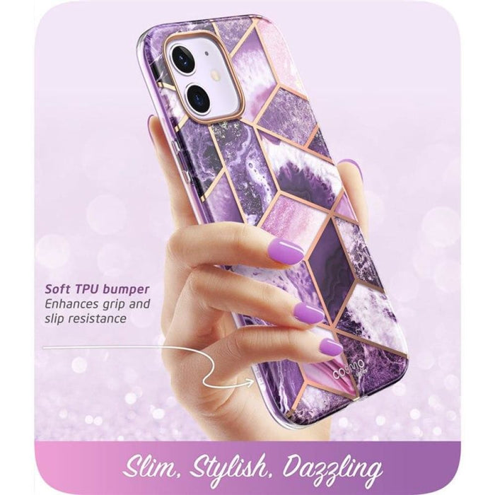 For Iphone 12 Pro Full-body Glitter Marble Case
