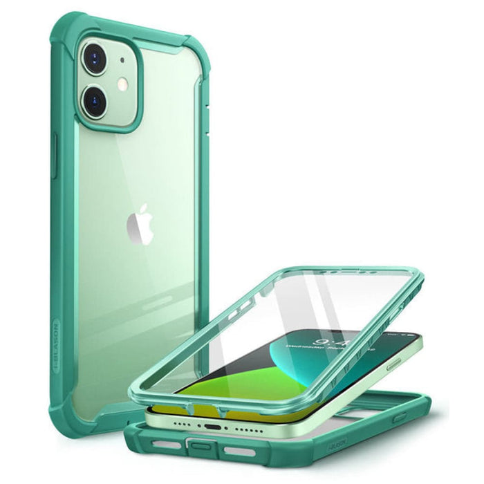 For Iphone 12 Mini Case 5.4’ Ares Full-body Rugged Clear
