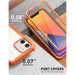 For Iphone 12 Mini Case 5.4’ Ares Full-body Rugged Clear