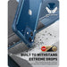For Iphone 12 Mini Case 5.4’ Ares Full-body Rugged Clear