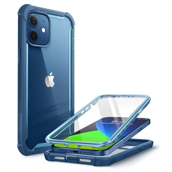 For Iphone 12 Mini Case 5.4’ Ares Full-body Rugged Clear