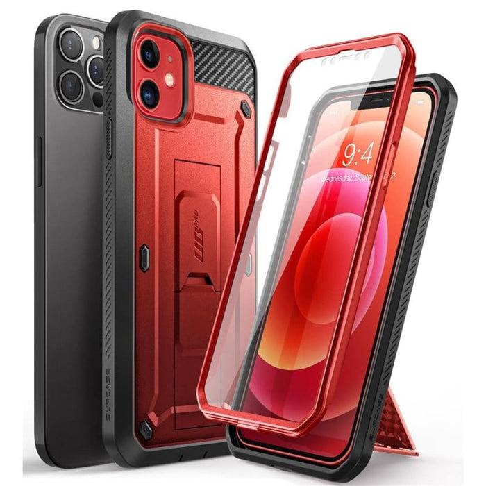For Iphone 12 Pro Rugged Cover with Built-in Screen