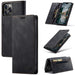 For Iphone 14 Pro Max for Case Retro Pattern Real Leather