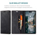 For Iphone 14 Pro Max for Case Retro Pattern Real Leather