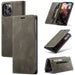 For Iphone 14 Pro Max for Case Retro Pattern Real Leather