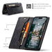 For Iphone 14 Pro Max for Case Retro Pattern Real Leather