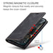 For Iphone 14 Pro Max for Case Retro Pattern Real Leather