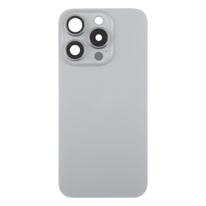 Iphone 15 Pro Glass Battery Back Cover With Camera Lens