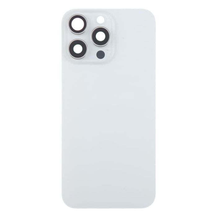 Iphone 15 Pro Glass Battery Back Cover With Camera Lens