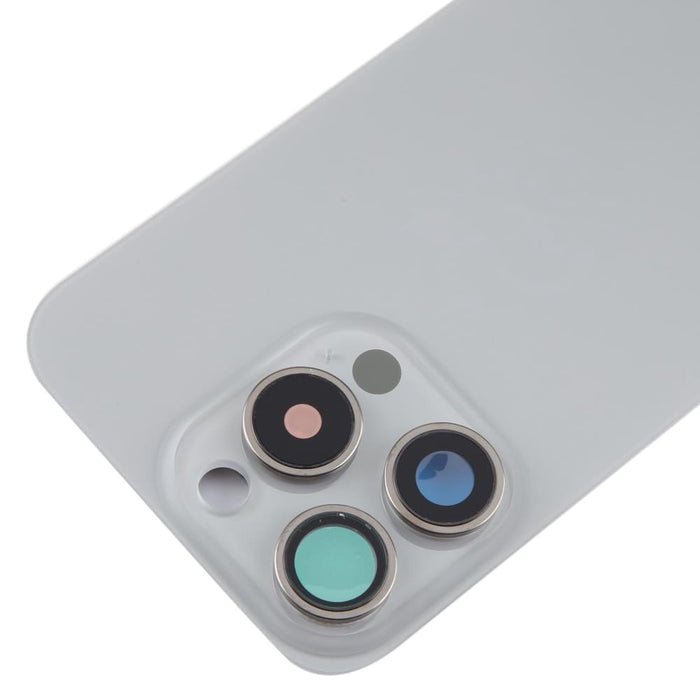 Iphone 15 Pro Glass Battery Back Cover With Camera Lens