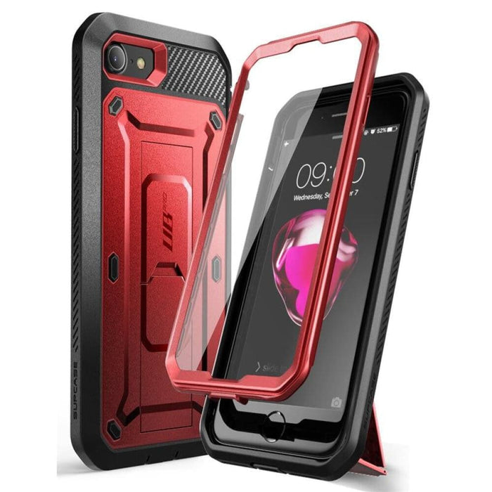 For Iphone 7 8 Se Rugged Holster Cover Case With Built
