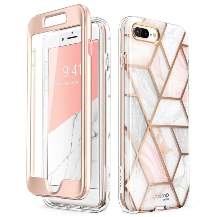 For Iphone 7 Plus 8 Case 5.5 Inch Cosmo Full-body Marble