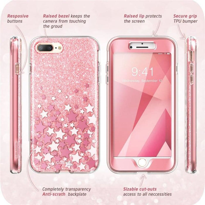 For Iphone 7 Plus 8 Case 5.5 Inch Cosmo Full-body Marble