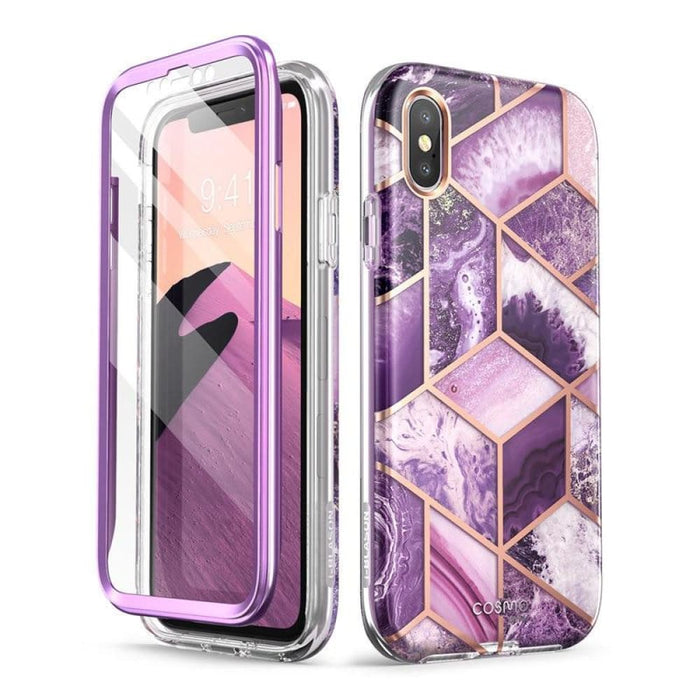 For Iphone x Xs Case 5.8 Cosmo Series Full - body Shinning