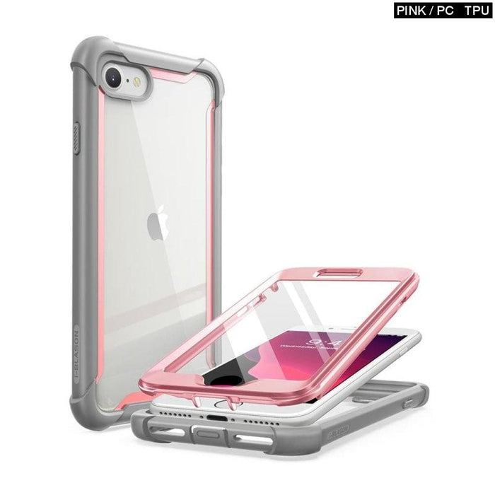 For Iphone Se Case 7 8 Ares Full - body Rugged Clear Bumper