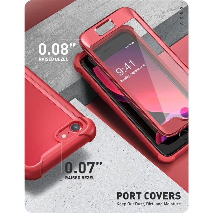 For Iphone Se Case 7 8 Ares Full - body Rugged Clear Bumper