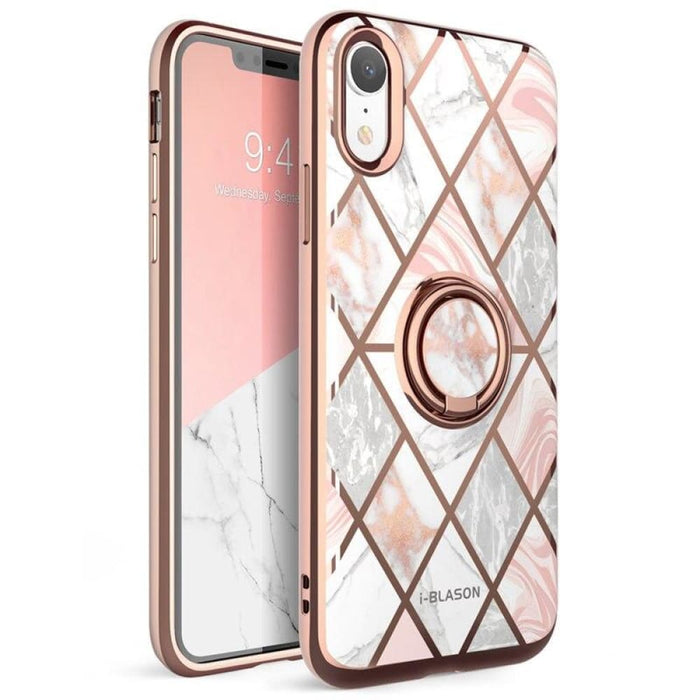 For Iphone Xr Case Snap Slim Marble Cover With Built
