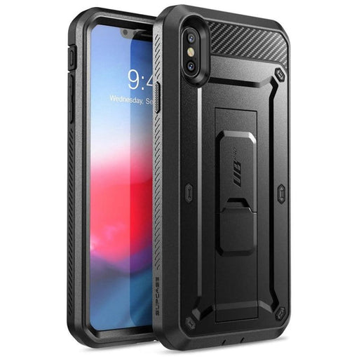 For Iphone Xs Max Rugged Holster Case with Built-in Screen