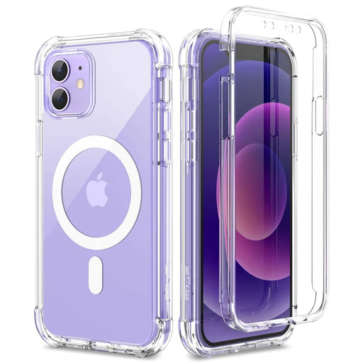 Iphone12 Pro 360 Full Body Clear Case With Built In Screen