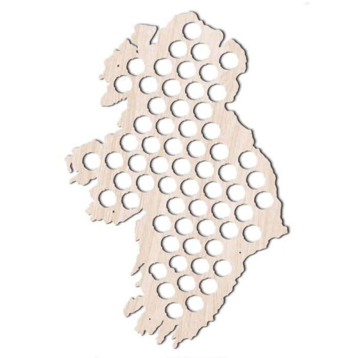 Ireland Beer Cap Map