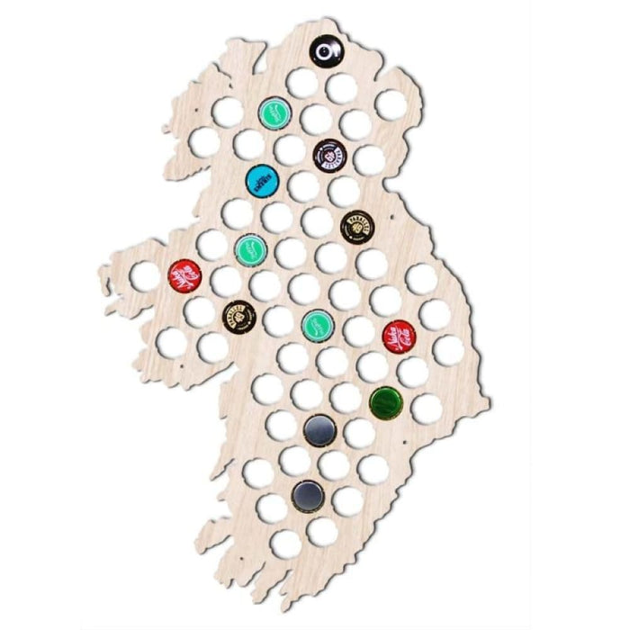 Ireland Beer Cap Map