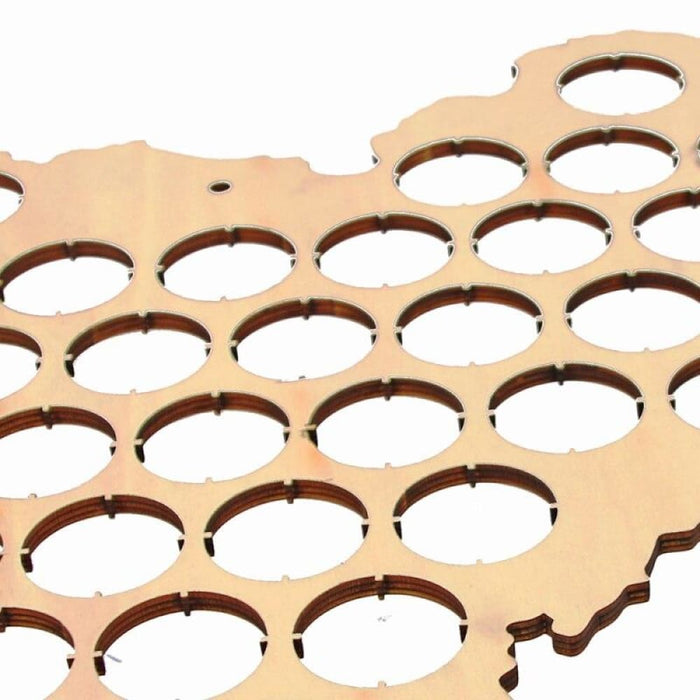 Ireland Beer Cap Map