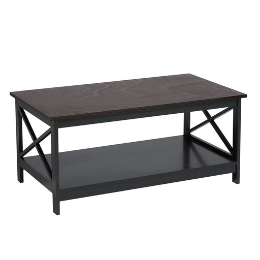 Irene Black Cross Coffee Table
