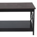 Irene Black Cross Coffee Table