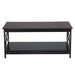 Irene Black Cross Coffee Table
