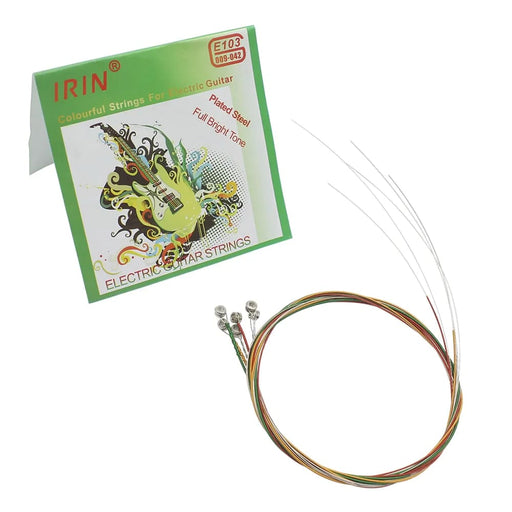 Irin E103 Electric Guitar Strings 6pcsset Colourful Plated