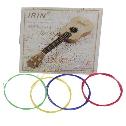 Irin U104 4pcsset Acoustic Ukulele Strings Colourful Nylon