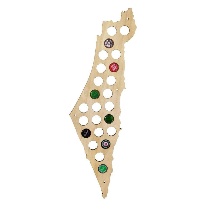 Israel Beer Cap Map