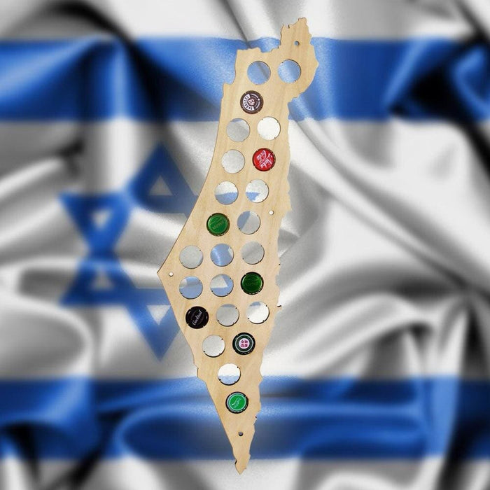 Israel Beer Cap Map