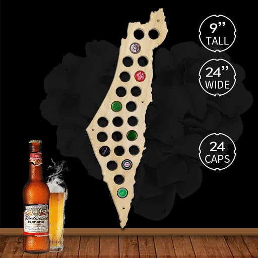 Israel Beer Cap Map