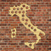 Italy Beer Cap Map