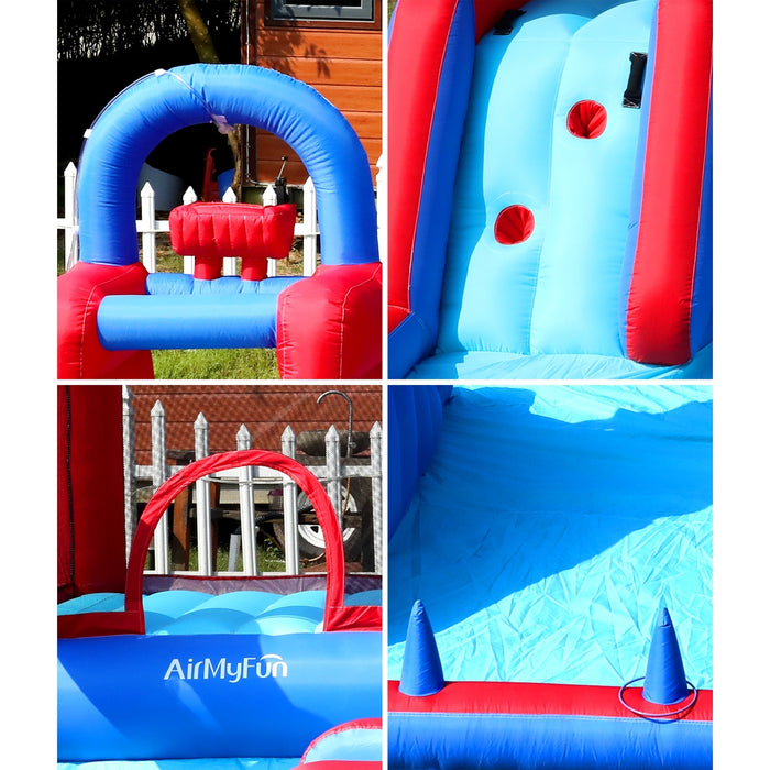 11 Play Zones Inflatable Trampoline Bounce House Jumping Water Slide