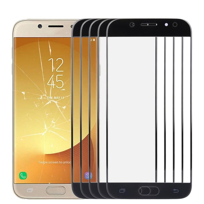 J730 10pcs Front Screen Outer Glass Lens