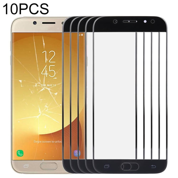 J730 10pcs Front Screen Outer Glass Lens