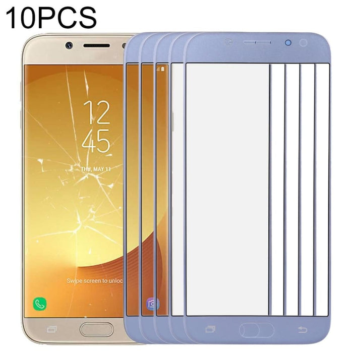 J730 10pcs Front Screen Outer Glass Lens
