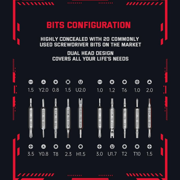 Jakemy Jm 8195 21 In 1 s 2 Bits Square Handle Design