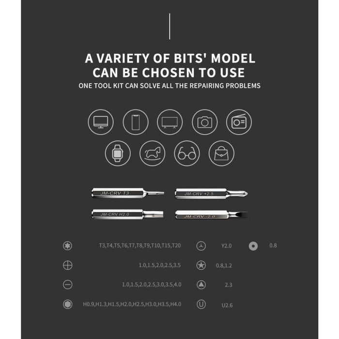 Jakemy Jm P13 54 In 1 Professional Repair Screwdriver Tool