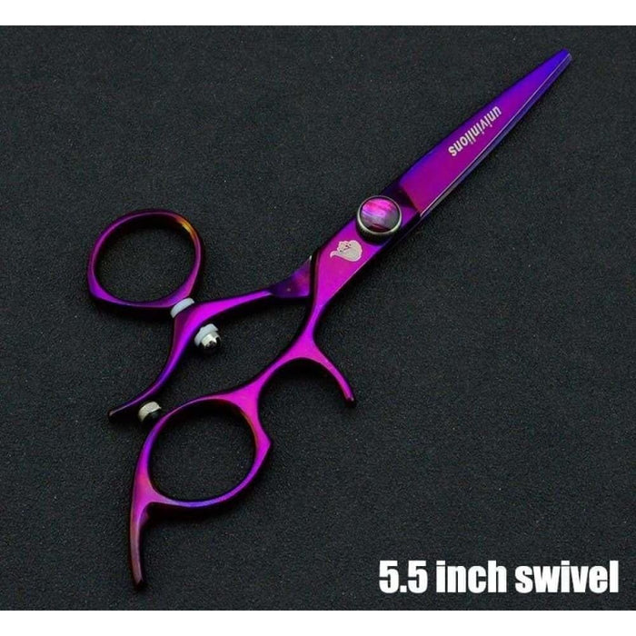 Japanese Hairdressing Rotating Thumb Scissors With Case