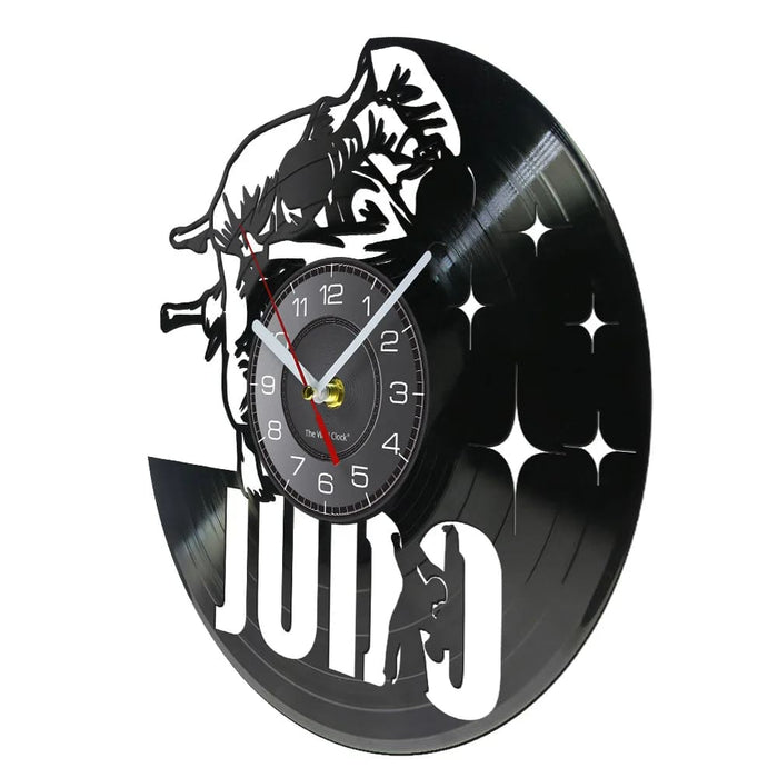 Japanese Martial Art Vinyl Record Wall Clock