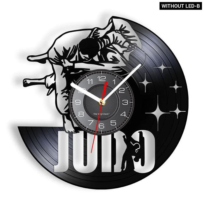 Japanese Martial Art Vinyl Record Wall Clock