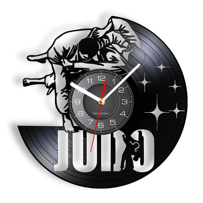 Japanese Martial Art Vinyl Record Wall Clock