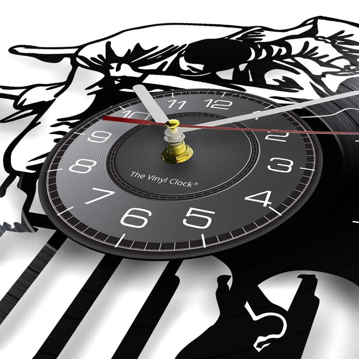 Japanese Martial Art Vinyl Record Wall Clock