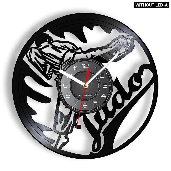 Japanese Martial Art Vinyl Record Wall Clock