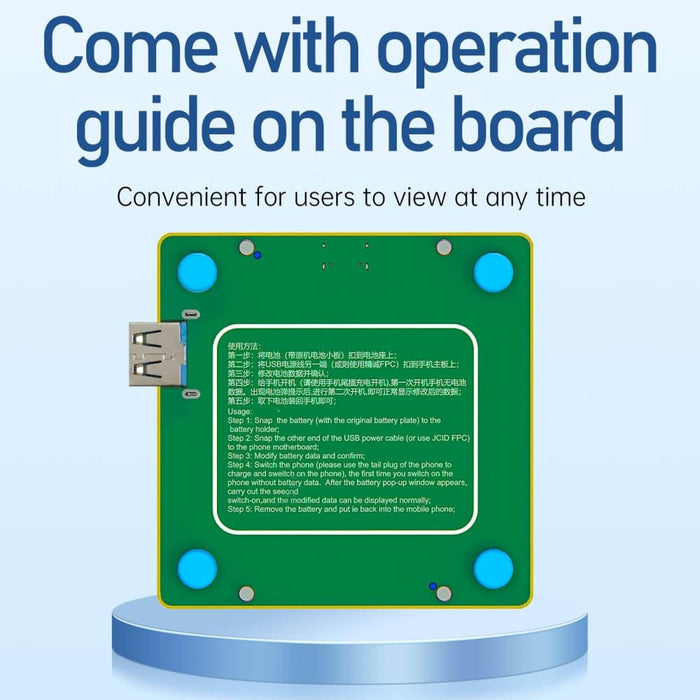 Jcid Q1 Battery Health Quick Repair Board For Iphone 11/15